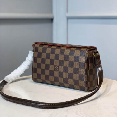 Replica Louis Vuitton Damier Ebene Canvas Recital Shoulder Bag N41966